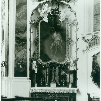Augsburg St. Stephan Seitenaltar St. Sebastian