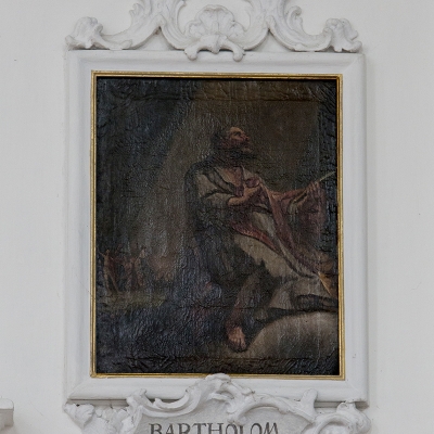 Wessobrunn Tafelbild Apostel Bartholomäus