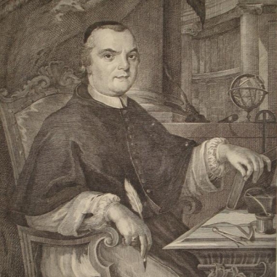 Kupferstich-Portrait, wohl nach J.B.Baader